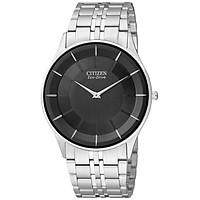 Đồng Hồ Nam Citizen Siêu Mỏng Dây Thép Không Gỉ AR3010-65E - Mặt Đen (Sapphire)