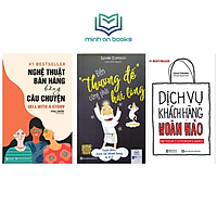 Combo Bộ 3 Cuốn Sách: Đến Thượng Đế Cũng Phải Hài Lòng – Tuyệt Chiêu Chăm Sóc Khách Hàng Từ A-Z + Nghệ Thuật Bán Hàng Bằng Câu Chuyện + Dịch Vụ Khách Hàng Hoàn Hảo - MinhAnBooks