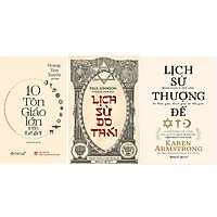 combo 3 cuốn: Mười Tôn Giáo Lớn Trên Thế Giới + Lịch Sử Do Thái + Lịch Sử Thượng Đế</span