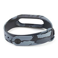 Camouflage Replacement Wristband Band Wrist Strap for Xiaomi Mi Band 2