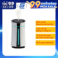 Máy phun sương tạo ẩm không khí SEASY SS01, máy xông và khuyếch tán tinh dầu dung tích 1.15 lít với 2 chế độ phun, tích hợp đèn ngủ tự thay đổi màu sắc - Hàng chính hãng