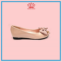 Giày Búp Bê Bé Gái Đi Học Đi Chơi Crown Space UK Ballerina Trẻ Em Cao Cấp CRUK3115 Nhẹ Êm Thoáng Size 30-36/6-14 Tuổi