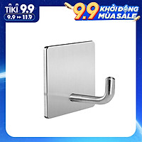 Móc Treo Đồ INOX 304 băng dán 3M SIÊU DÍNH dán Tường Gạch, Men, Kính, loại 1 móc tròn mới