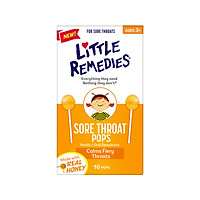 USA little remedies SORE THROAT POPS 10 pieces