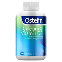 Viên uống hỗ trợ bổ sung Ostelin Calcium & Vitamin D3 300 Tablets