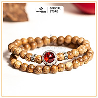 Vòng tay Trầm Hương tự nhiên Minh Nguyệt - Trầm Tốc Lào - Hạnh phúc, thành công, thăng tiến - Thiên Mộc Hương