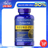 Thực Phẩm Chức Năng - Viên Uống Tăng Cường Tuần Hoàn Não, Cải Thiện Trí Nhớ Puritan'S Pride Neuro-Ps Gold (90 Viên)