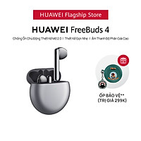 Tai Nghe Bluetooth HUAWEI FreeBuds 4 | Chống Ồn Chủ Động Thiết Kế Mở 2.0 | Thiết Kế Gọn Nhẹ | Âm Thanh Độ Phân Giải Cao | Hàng Chính Hãng