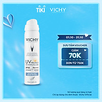 Xịt chống nắng chống ô nhiễm hằng ngày Vichy UV Protect Invisible Mist SPF50 PA++++ 75ml