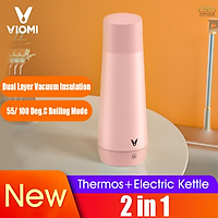 Xiaomi VIOMI Du lịch Ấm đun nước điện Cốc cốc Nhiệt di động 304 Bình cách nhiệt chân không bằng thép không gỉ cho Văn phòng du lịch tại nhà 320ml 300W 220V