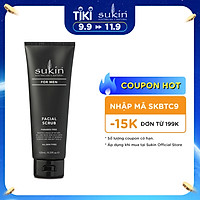 Kem tẩy tế bào chết dành cho nam Sukin For Men Facial Scrub 125ml