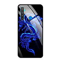Ốp lưng kính cường lực cho điện thoại Realme 5 - 0270 DRADON02 - Hàng Chính Hãng