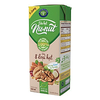 Thùng sữa hạt tự nhiên ít đường Nutricare Nunut (180ml x 48 hộp)