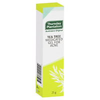 Gel hỗ trợ trị mụn tràm trà Úc Thursday Plantation Tea Tree Medicated Gel for Acne 25g
