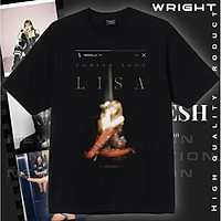 Áo thun unisex Wright Lalisa new album K-pop