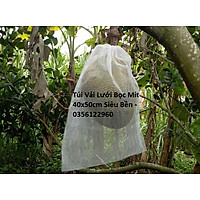 100 Túi Vải Không Dệt Bọc Mít kích thước 40x50cm Siêu Bền -Chống Ruồi, Chim, Côn Trùng Hút Chích, Chịu Nắng Mưa Qu