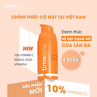 Tinh Chất Dưỡng Da Timeless 10% 20% Vitamin C + Vitamin E + Ferulic Acid Serum 30ml Dưỡng Da Trắng Mịn Căng Bóng Trẻ Hóa