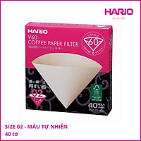 Giấy lọc cà phê Hario V60 40 cái