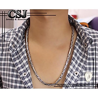 Dây chuyền Nam cao cấp Titan dây tròn