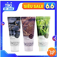 Combo sữa rửa mặt kiểm soát bã nhờn chiết xuất từ than hoạt tính , sửa rữa mặt ngăn ngừa mụn, phục hồi da chiết xuất từ trà xanh, sửa rữa mặt làm sáng mịn da chiết xuất từ lúa mạch 3W CLINIC