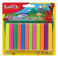 Sáp Nặn Học Tập 12 Màu Neon SMARTKIDS SK-BL12N