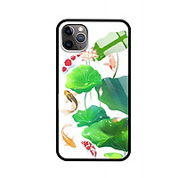 Ốp Lưng Cho Điện Thoại IPHONE 11 PRO MAX - Mặt Lưng Kính Cường Lực - 8038 CAKOI04 - Hàng Chính Hãng