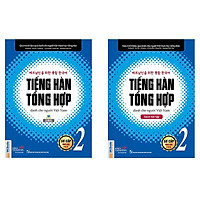 Combo Giáo trình tiếng Hàn tổng hợp dành cho người Việt Nam – Sơ cấp 2 bản đen trắng + sách bài tập (tặng kèm bookmark PS)