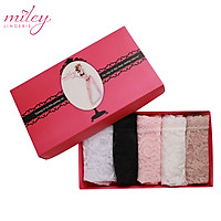 Hộp Quà Combo 5 Quần Lót Nữ Ren Hoa Elegant Miley Lingerie FLS-03