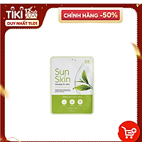 Mặt Nạ Trà Xanh ISK SunSkin Green Tea Sheet Mask Giảm Mụn, Sáng Da, Sạch Bã Nhờn 23ml - IMASK0100110