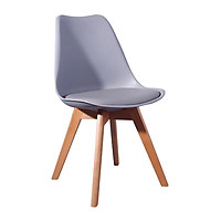 Ghế Eames chân lớn mặt nhựa lót nệm
