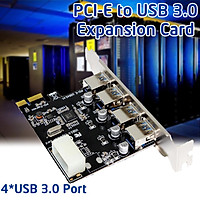 V805 PCI-E to USB 3.0 Expansion Card With Four USB 3.0 Interfaces For Desktop