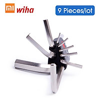 wiha Hex Wrench Set 9 Pieces Crocodile Screwdriver Kit Precision Magnetic Bits DIY Screw Driver Home Repair Tools
