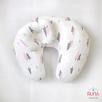 Gối hỗ trợ cho bé bú đa năng cao cấp RUNA KIDS cotton Hàn đẹp thoáng mát hoạ tiết dễ thương an toàn cho bé