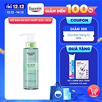 Gel Rửa Mặt Trị Mụn Loại Bỏ Nhờn Ngừa Mụn Eucerin (200ml)