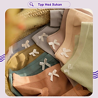SET 5 Quần Lót Nữ Cotton Cao Cấp Viền Ren - Kiểu Nơ