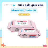 Combo 2/6/30 gói khăn ướt diệt khuẩn RICO Anti-Bacterial Surface Sanitizing Wet Wipes (20 tờ / gói) Không chứa 8 thành phần có hại, bảo vệ độ ẩm cho da
