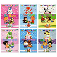 Combo Làm Quen Môn Toán Bé Học: Tập 1 Đến Tập 6 (Bộ 6 Tập)