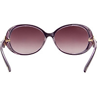 Love (LianSan) Polarized Sunglasses Women's Large Frame Fashion Facial Color Rhinestone Korean Driving Mirror sunglasses GD103 Purple Polarized