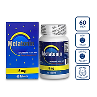 Viên uống Melatonin hỗ trợ cải thiện mất ngủ (Hộp 60 viên)