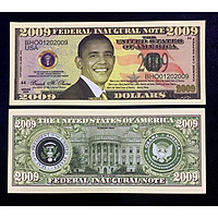 Tờ tiền lưu niệm cửu tổng thống Mỹ Obama làm quà tặng độc đáo 