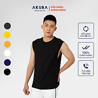 Áo thun 3 lỗ nam AKUBA Chất liệu Cotton Single cao cấp 01J660