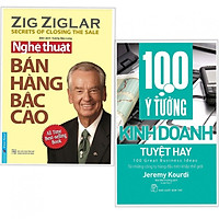 Combo Nghệ Thuật Bán Hàng Bậc Cao + 100 Ý Tưởng Kinh Doanh Tuyệt Hay - Sách Kỹ Năng Làm Việc (Tặng Kèm Bookmark Happy Life)