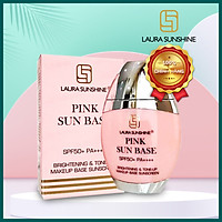 Kem Chống Nắng Kết Hợp Kem Lót Nâng Tone - LAURA SUNSHINE PINK SUN BASE SPF 50+ PA++++ - Mỹ phẩm Nhật Kim Anh - 50ml