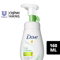 Sữa Rửa Mặt Bọt Mịn Dove Tinh Chất - Serum Kiềm Dầu & Se Khít Lỗ Chân Lông 160Ml