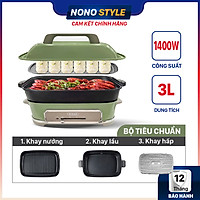 Nồi Lẩu Điện Đa Năng GEVI (3L) - Hàng Chính Hãng