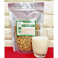 Hạt Hạnh Nhân Sống Tách Vỏ - HSaHa - Làm Sữa Hạt - Nhập Khẩu Mỹ (Túi 500g)