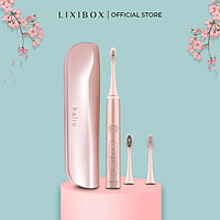 Combo Bàn chải đánh răng Halio Sonic Whitening Toothbrush và 2 đầu bàn chải thay thế