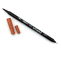 Bút lông hai đầu màu nước Marvy LePlume II 1122 - Brush/ Extra fine tip - Suede (90)