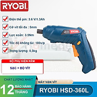 Máy vặn vít dùng pin Ryobi Kyocera HSD-360L 3.6V