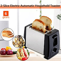 220V 2-Slice Electric Fully Automatic Toaster Household Toast Multifunctional Breakfast Machine Home Sandwich Machine